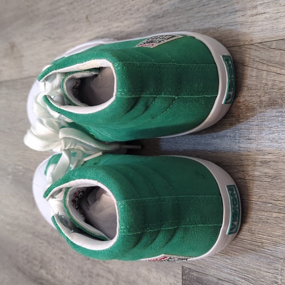 Vision Street Wear Retro Hi-Top Pepper Green Skate Shoes - Picture 3 of 10
